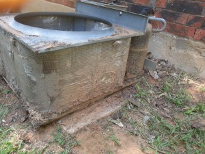 Dirty and Clogged A/C unit by Cottonwood Trees!
